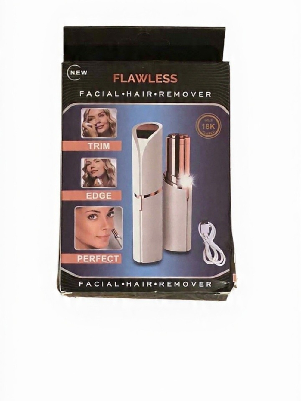 LAWLESS Facial Hair Remover - Black with Rose Accent